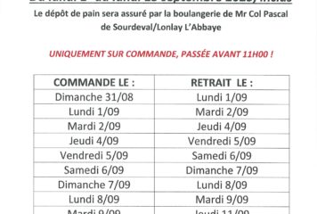 Dépôt de pain