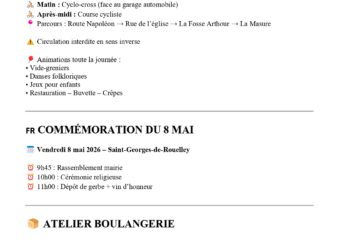 Infos pratiques de Mai