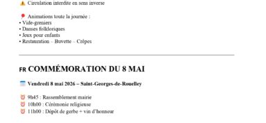 Infos pratiques de Mai