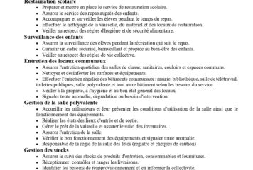 Offre d’emploi