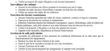 Offre d’emploi